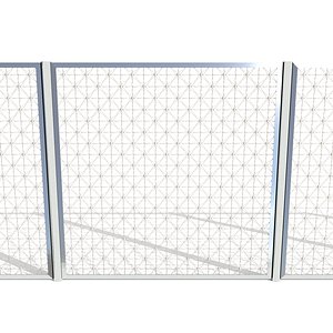 Low Poly Modular Fence 13