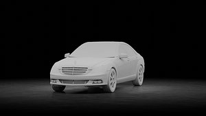 3D model Mercedes-Benz S-class 2010