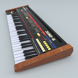 Roland Juno-6 3D model