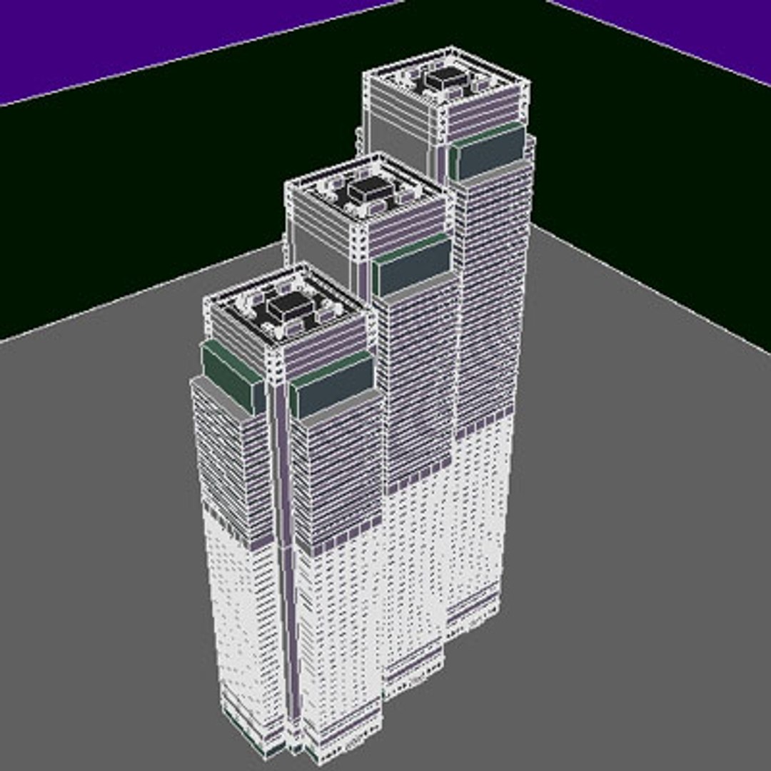 3d Highrise Building Model