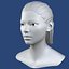 Asian Female Head 3d Model