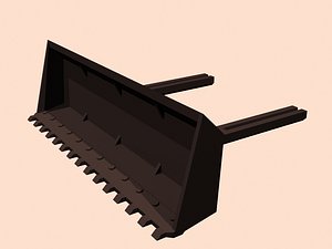 28mm Dozer blade for Imperial APC 3D print model