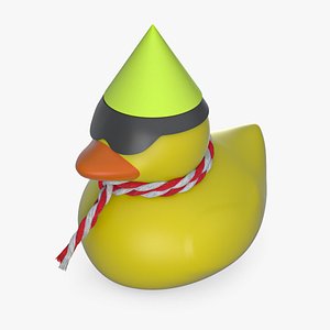 Rubber Duck with Accessories model