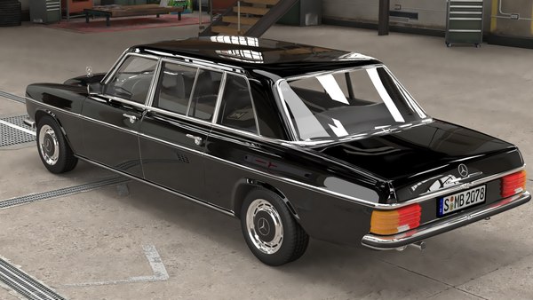 1968-1975 メルセデスベンツ W115 リムジン3Dモデル - TurboSquid 2021085