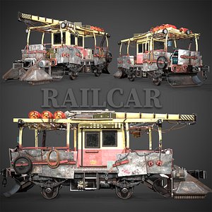 railcar 3D model