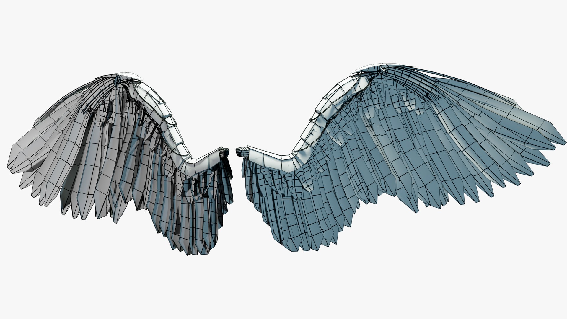 3D Model Animated Angel Wings - TurboSquid 2527839