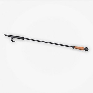 3D model Fireplace Poker Melee Weapon Lowpoly PBR