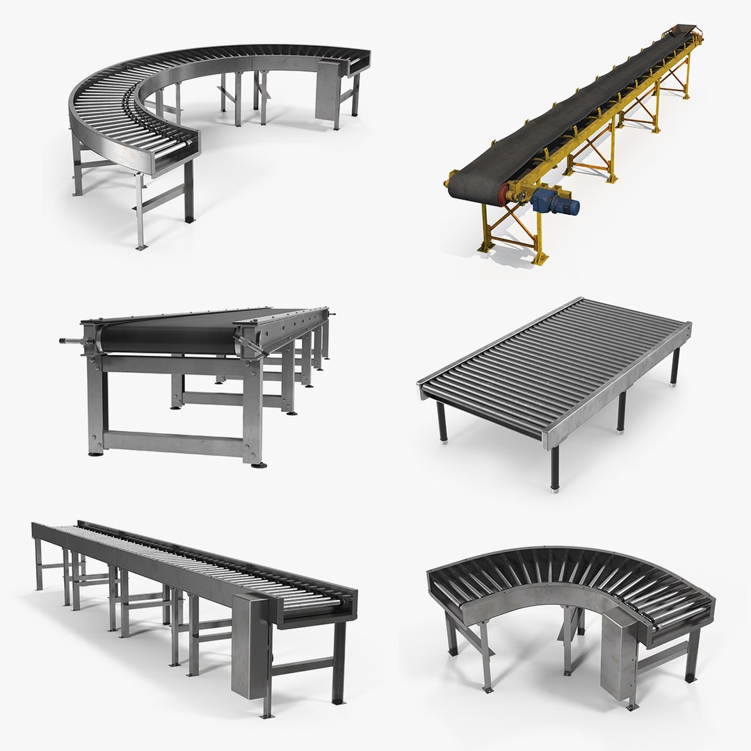 Conveyors Collection 3D model preview