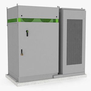Energy Storage System Grey 3D model