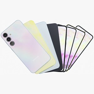 3D Samsung Galaxy A35 5G All Colors model