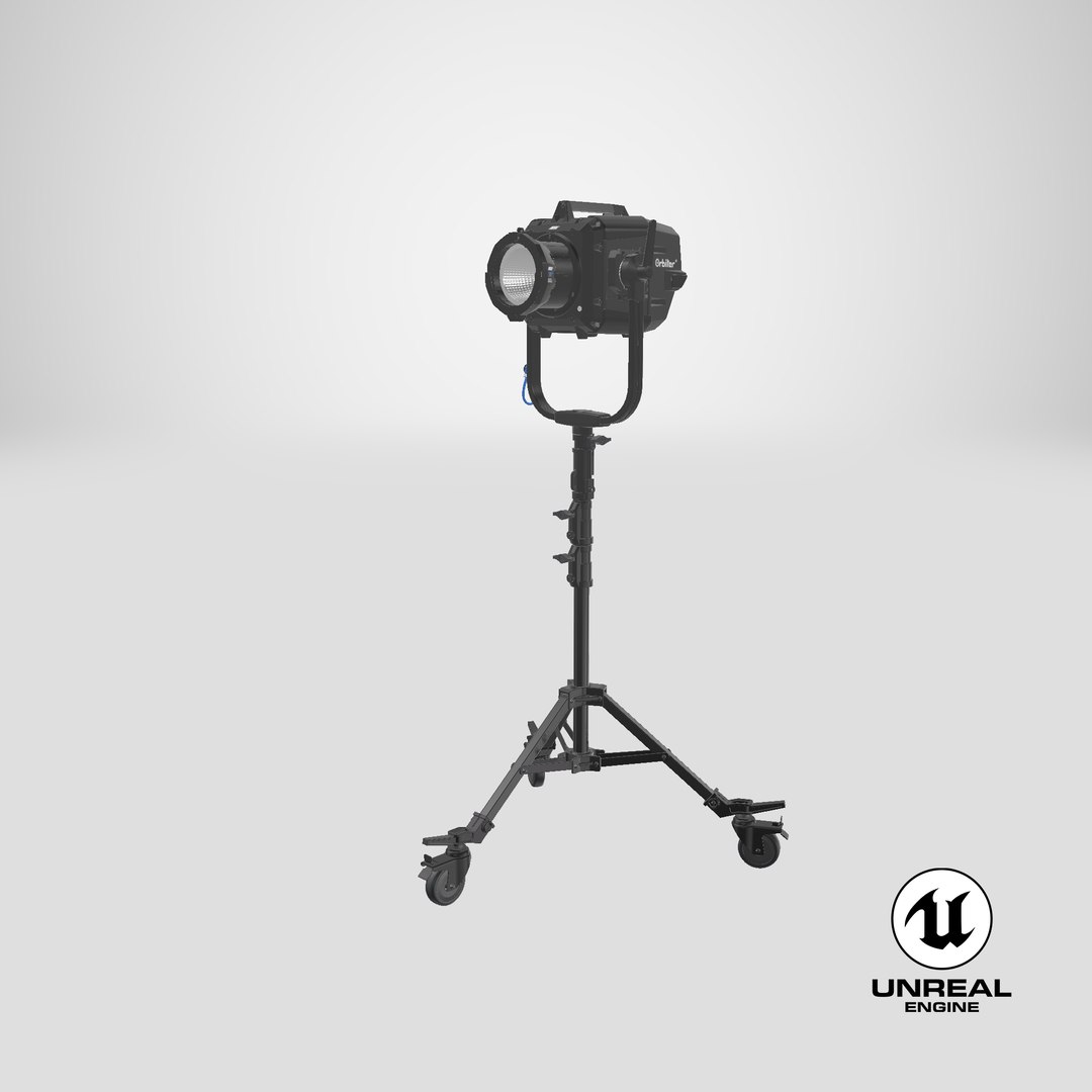 3D ARRI Orbiter Professional LED Fixture with Tripod model https://p.turbosquid.com/ts-thumb/s6/nqVFik/MM/stemcell_unreal_render/png/1688121811/1920x1080/fit_q87/c042056415e440213a409b7b48b965d3e1d2a1dc/stemcell_unreal_render.jpg