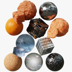 Blender Procedural Material Pack 8 3D