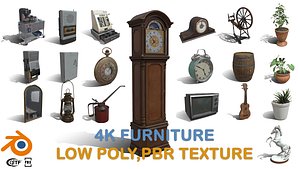 3D Collection Of 4K Furniture Vol2