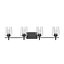 Calais Collection Four-Light New Traditional Mattschwarz