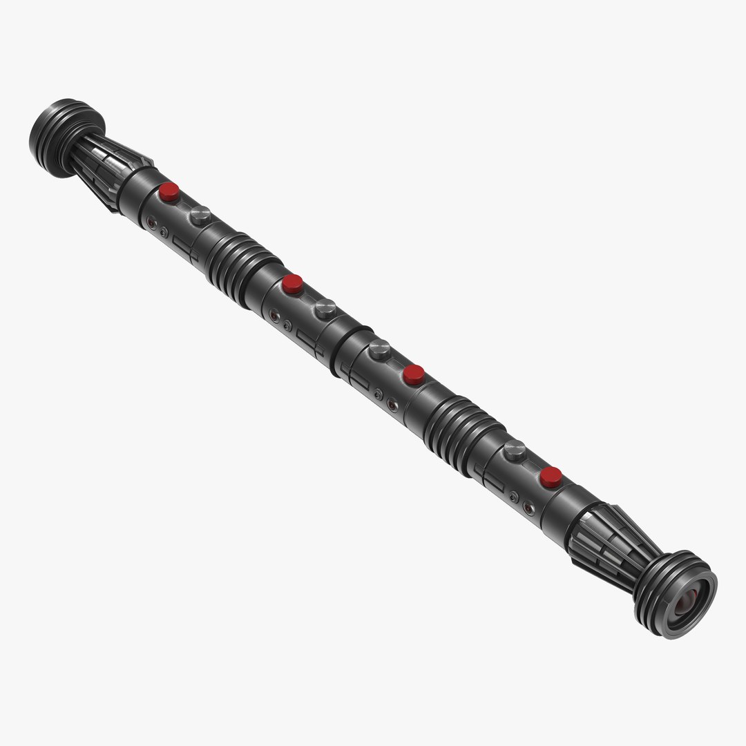 Star Wars Darth Maul Double Lightsaber 3D Model 3D model preview