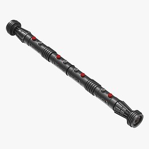 Star Wars Darth Maul Double Lightsaber 3D Model