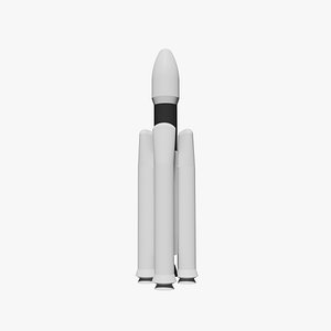 3D PSLV Rocket  India Space Launch Vehicle