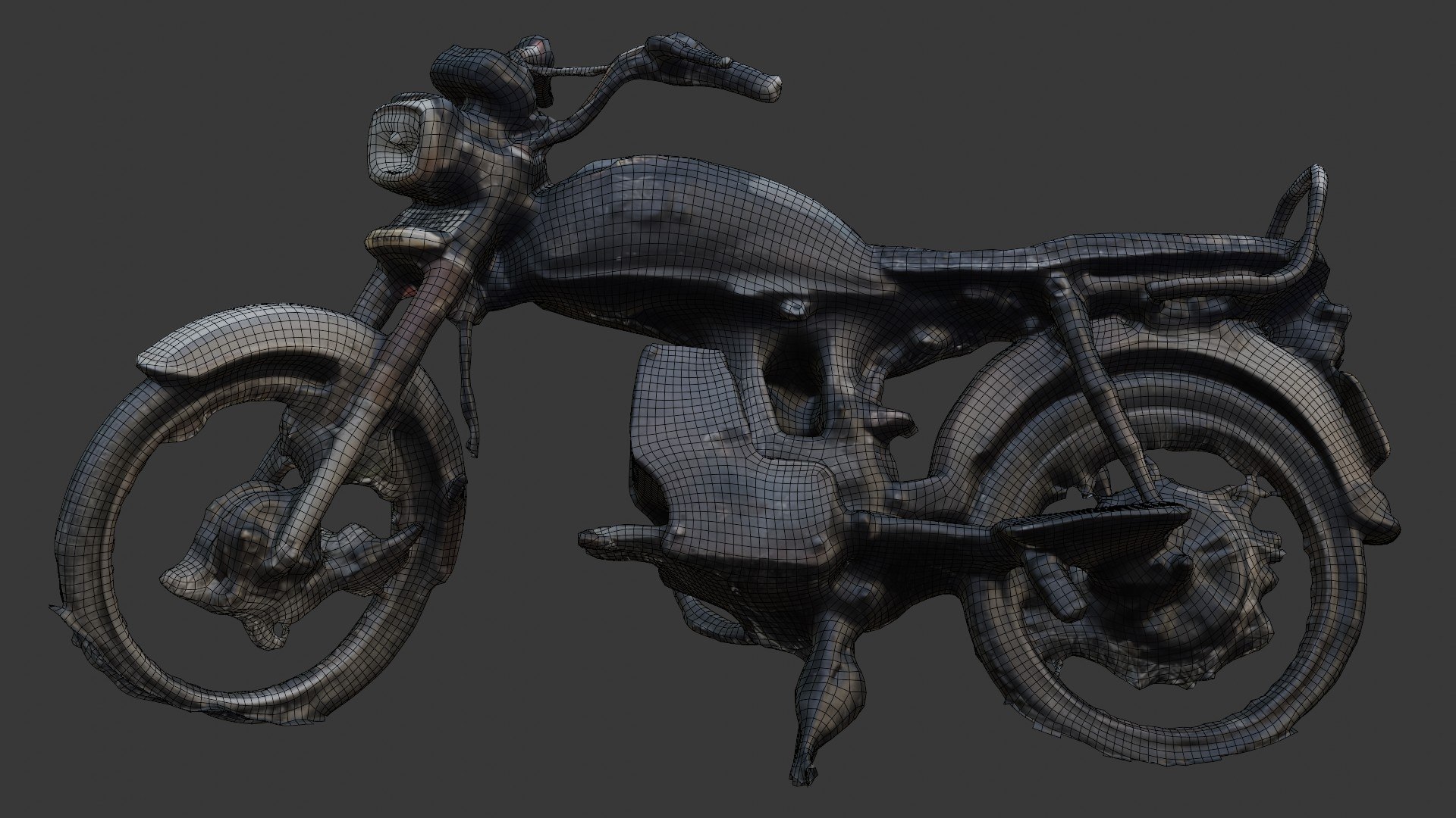 3D Model Old Motorcycle Scan - TurboSquid 2436035