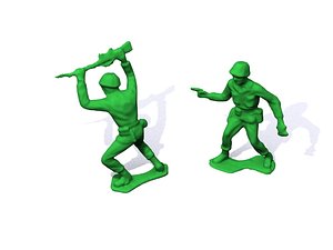 3d original army men series model