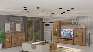 3D model living-room tulio