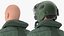 Jet Fighter Pilot in Advanced Flight Suit A-Pose