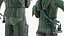 Jet Fighter Pilot in Advanced Flight Suit A-Pose