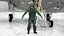 Jet Fighter Pilot in Advanced Flight Suit A-Pose