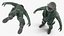 Jet Fighter Pilot in Advanced Flight Suit A-Pose