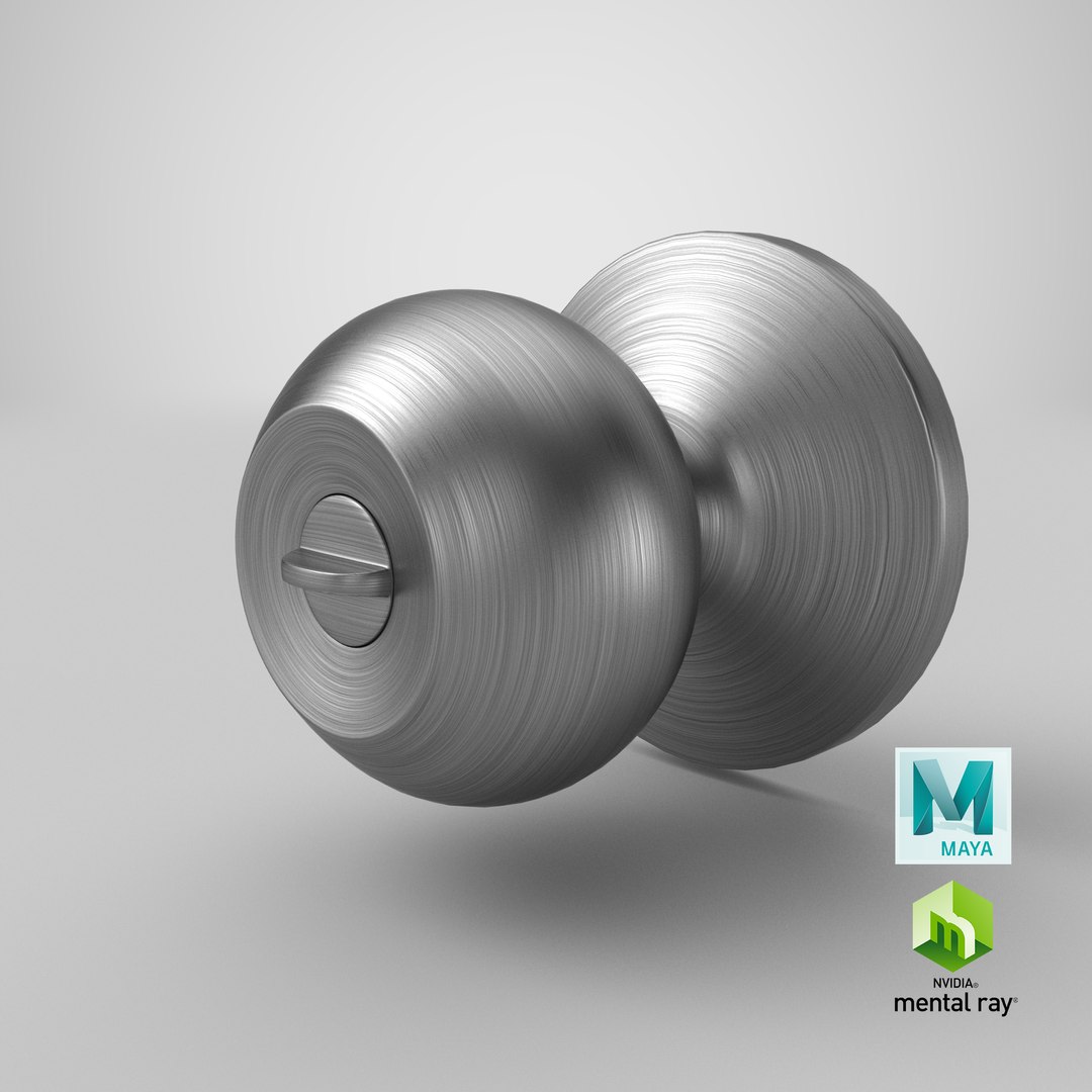3D door knob steel model https://p.turbosquid.com/ts-thumb/s7/FRule5/dX/stemcell_maya_mental_ray_render/png/1613147491/1920x1080/fit_q87/53919b597301843a7d17d9611764cde34cba3dd2/stemcell_maya_mental_ray_render.jpg