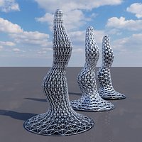 Organic Exoskeleton Towers