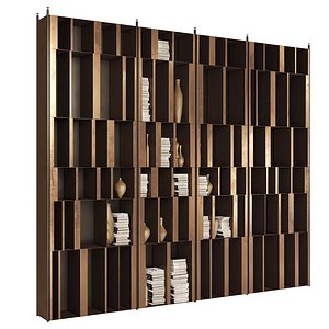 3D Modular bookcase BISTROT X by Henge