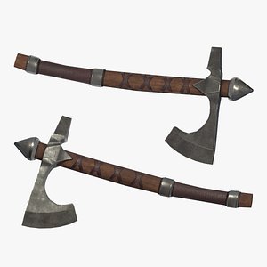 3D model Wooden Axe