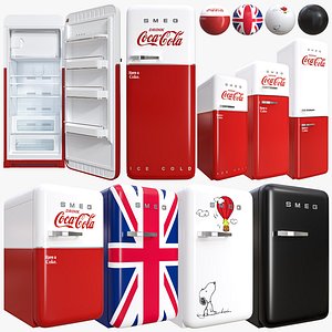 smeg refrigerator set