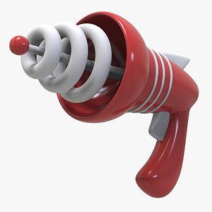 3D Cartoon Blaster Gun model