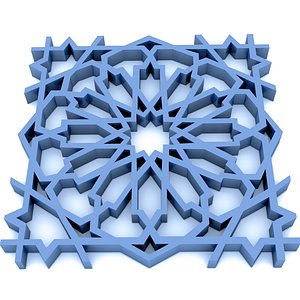 Moroccan pattern model