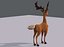 deer v02 cartoon animal 3D model