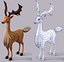 deer v02 cartoon animal 3D model