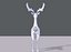 deer v02 cartoon animal 3D model
