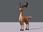 deer v02 cartoon animal 3D model