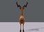 deer v02 cartoon animal 3D model