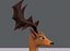 deer v02 cartoon animal 3D model