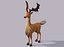 deer v02 cartoon animal 3D model