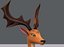 deer v02 cartoon animal 3D model