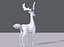 deer v02 cartoon animal 3D model