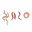 3D Worm Set Collection model