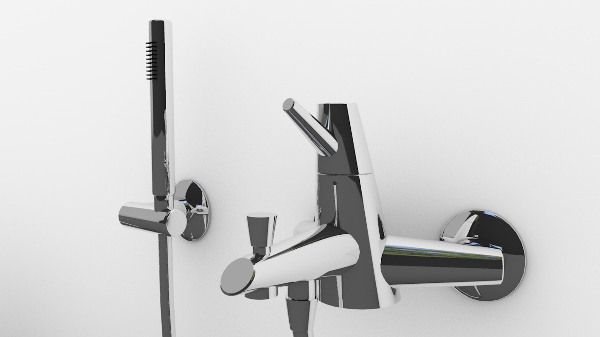 tree faucet 3d c4d
