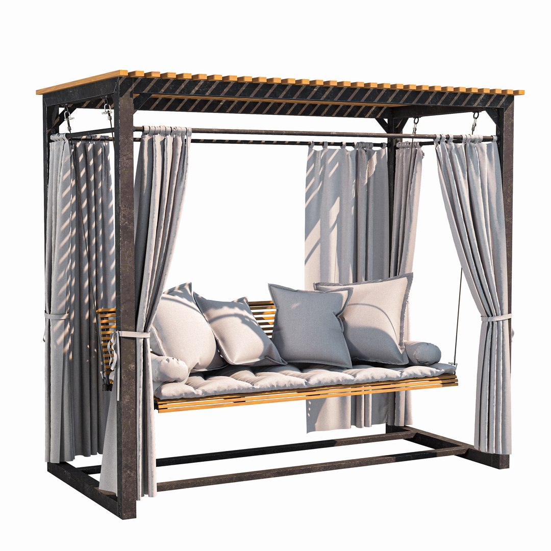 3D Garden Swing Model - TurboSquid 2067257