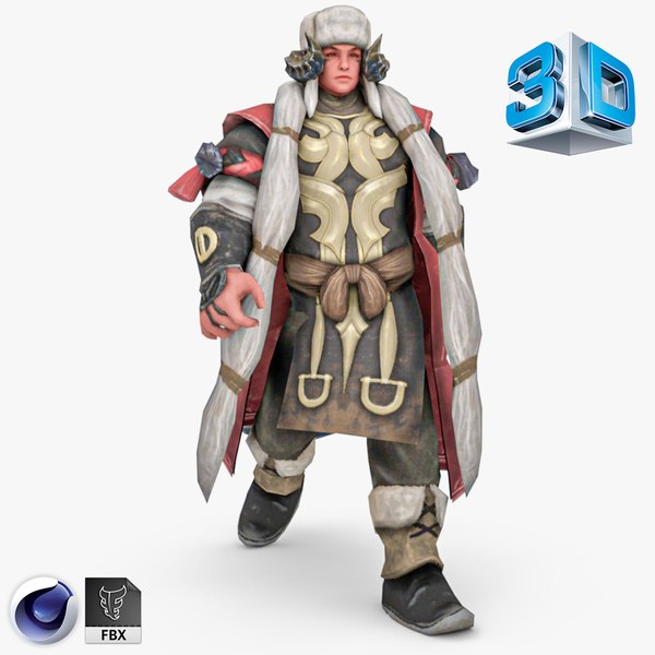 3D model Male Dwarf Art Wizardry Town of Imprisoned Spirits Art Gallery