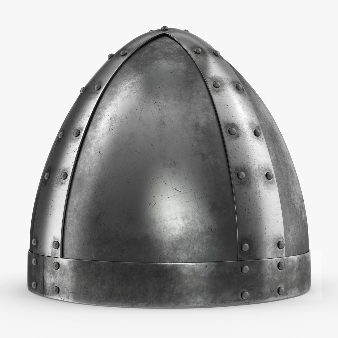 Medieval Helmet 3D model preview