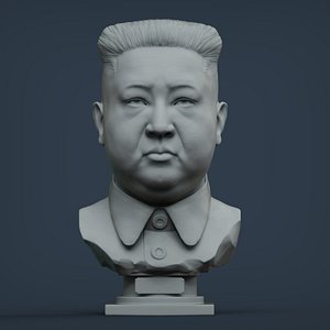 Kim Jong-un is a North Korean politician 3D model